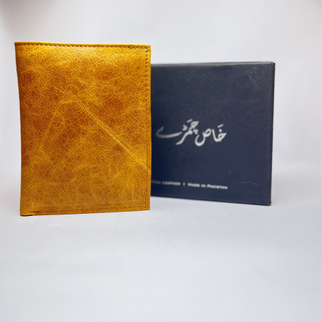 Khas Chamary Premium Dark Brown Genuine Leather Wallet for Men – Multi Card Slot