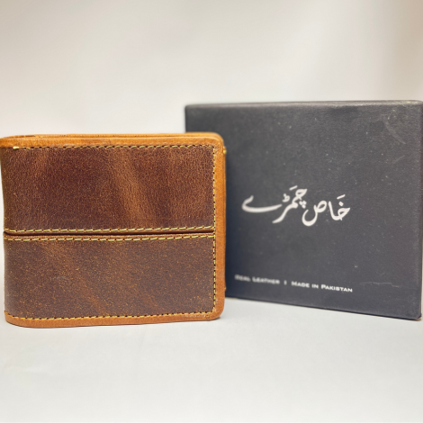 Khas Chamary Classic Crunch  Genuine Leather Bi-Fold Wallet