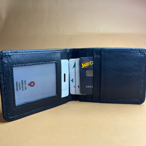 Khas Chamary Genuine Leather Bifold Wallet for Men – Slim ID & Card Holder